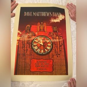 Dave Matthews Band Caravan Chicago poster